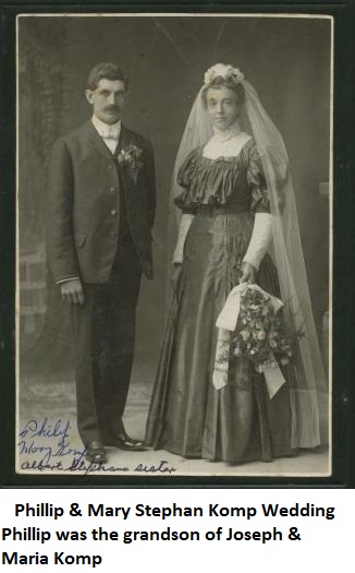Phillip and Mary Stephan Komp Wedding